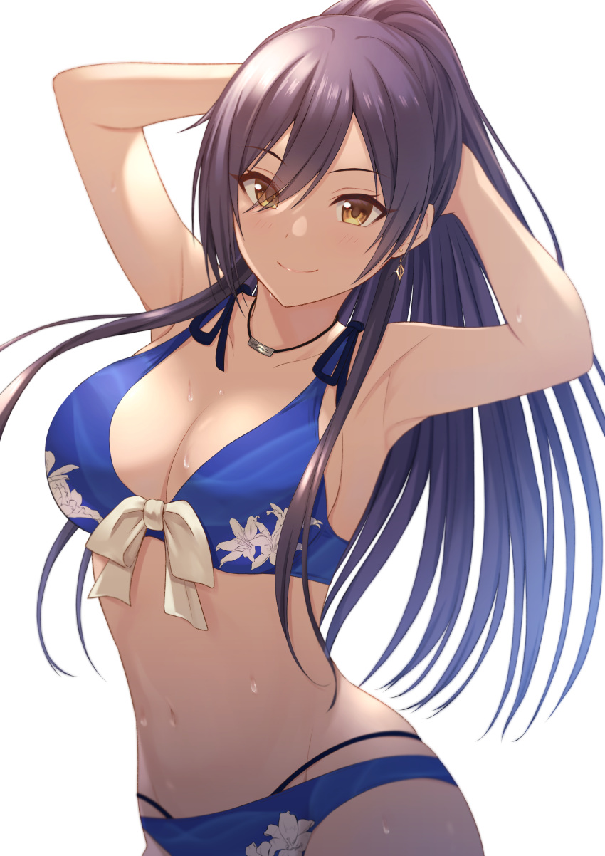 bikini miyar2d2 shirase_sakuya swimsuits the_idolm@ster the_idolm@ster_shiny_colors