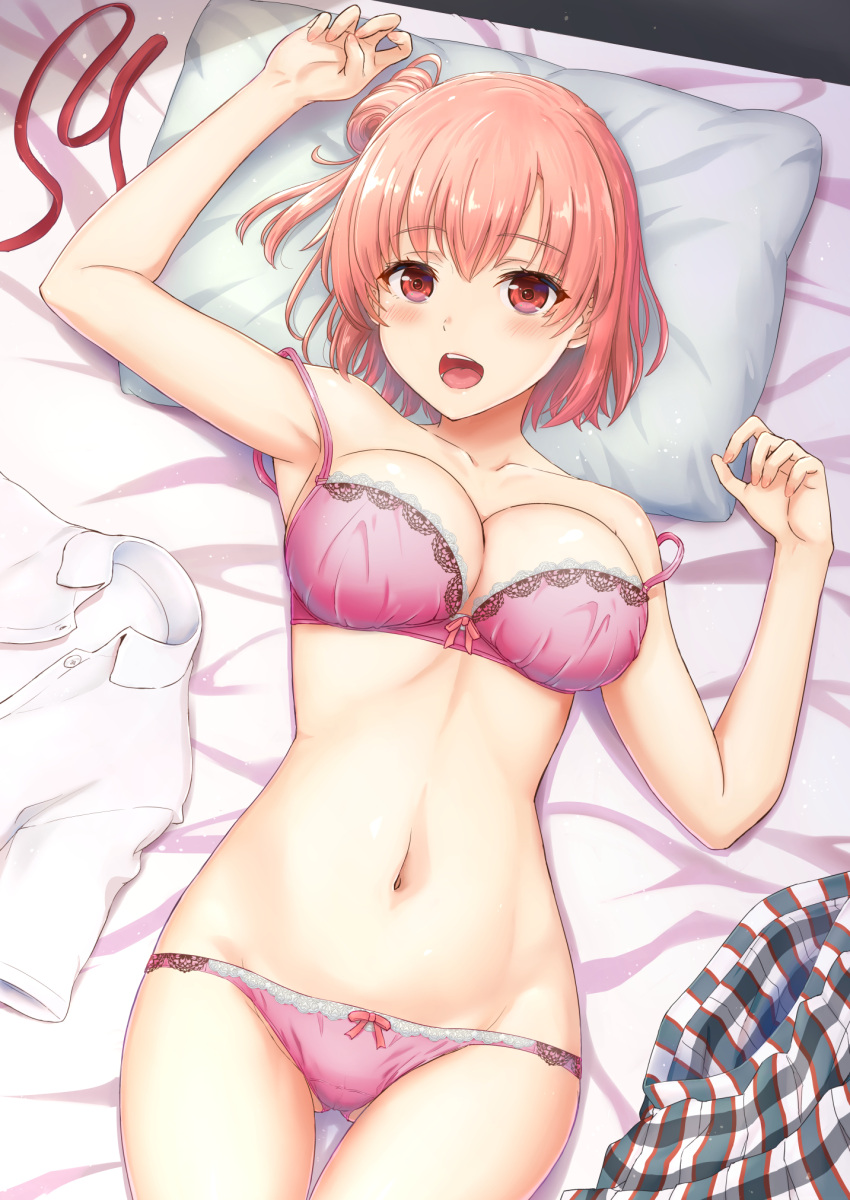 bra inanaki_shiki lingerie pantsu yahari_ore_no_seishun_lovecome_wa_machigatteiru. yuigahama_yui