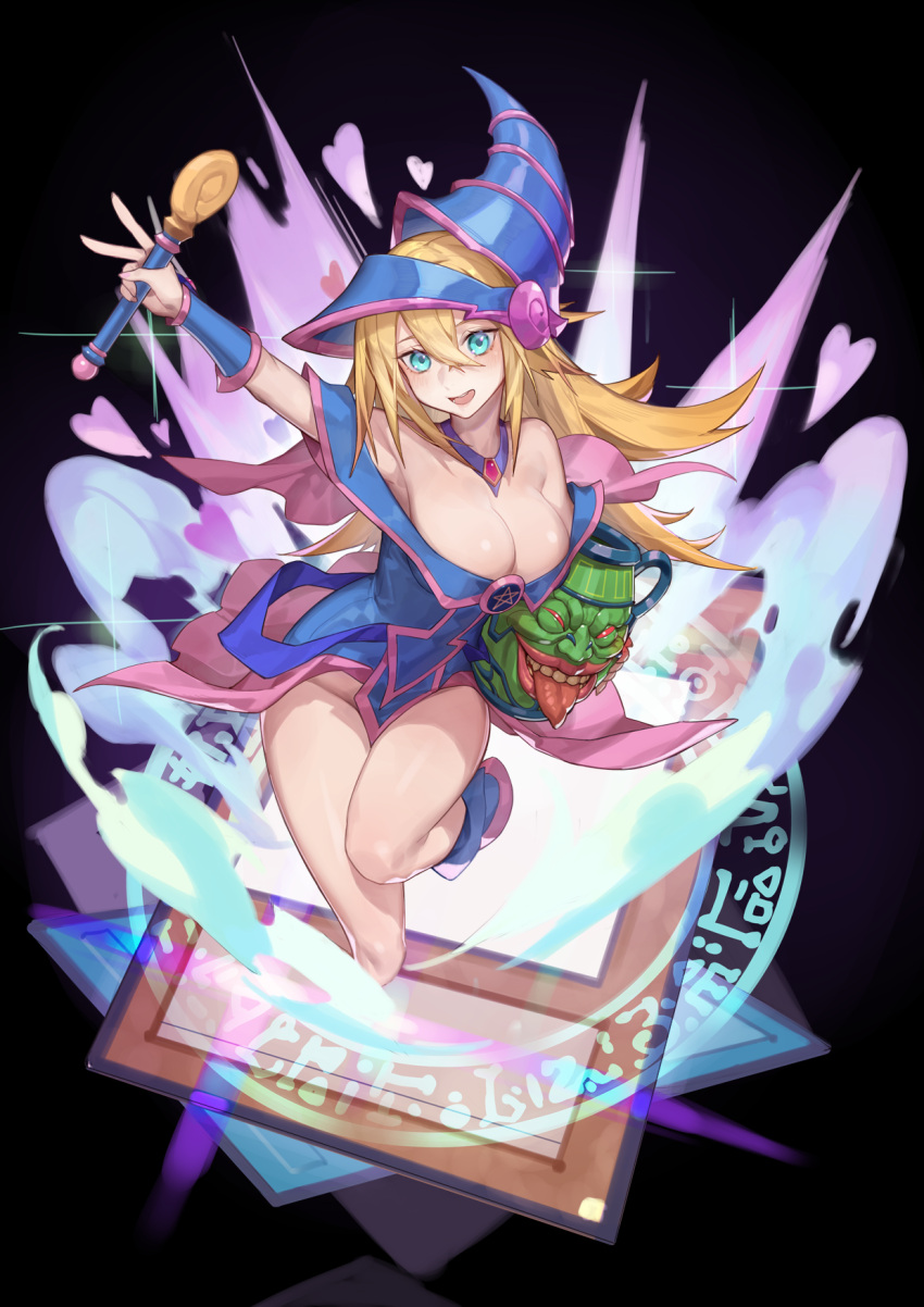 dark_magician_girl no_bra open_shirt red_cucumber tagme transparent_png weapon yugioh