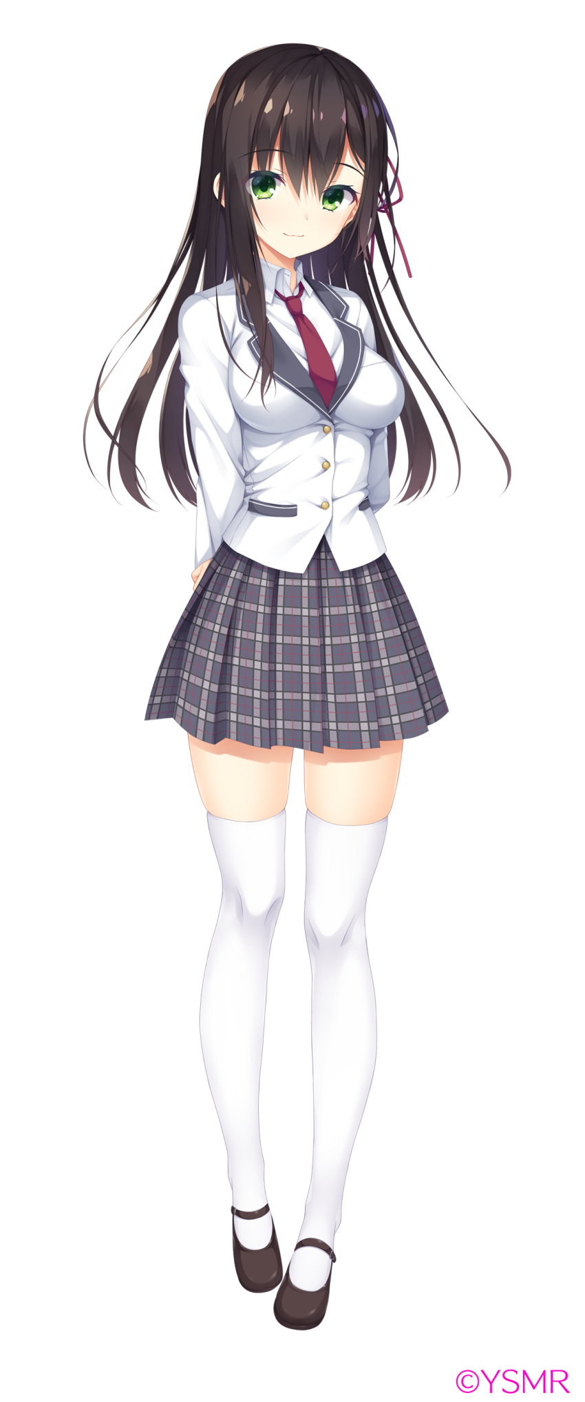 hazumi_rio seifuku tagme thighhighs