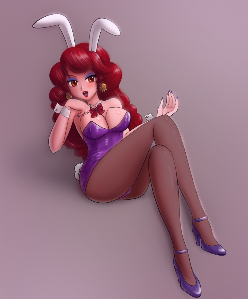 animal_ears bunny_ears bunny_girl captain_syrup heels pantyhose tagme tail warioware