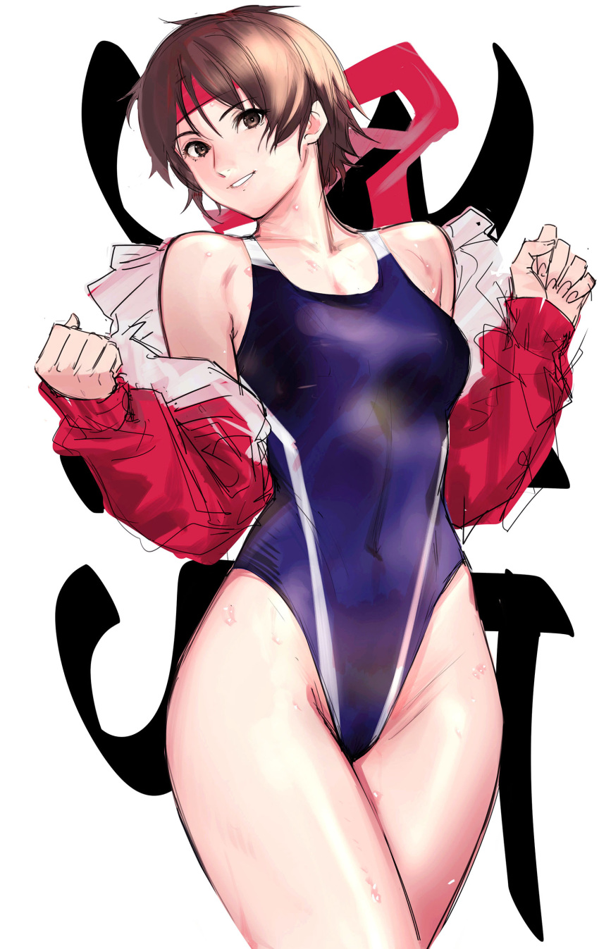 kasugano_sakura sketch street_fighter swimsuits tetsu_(kimuchi)