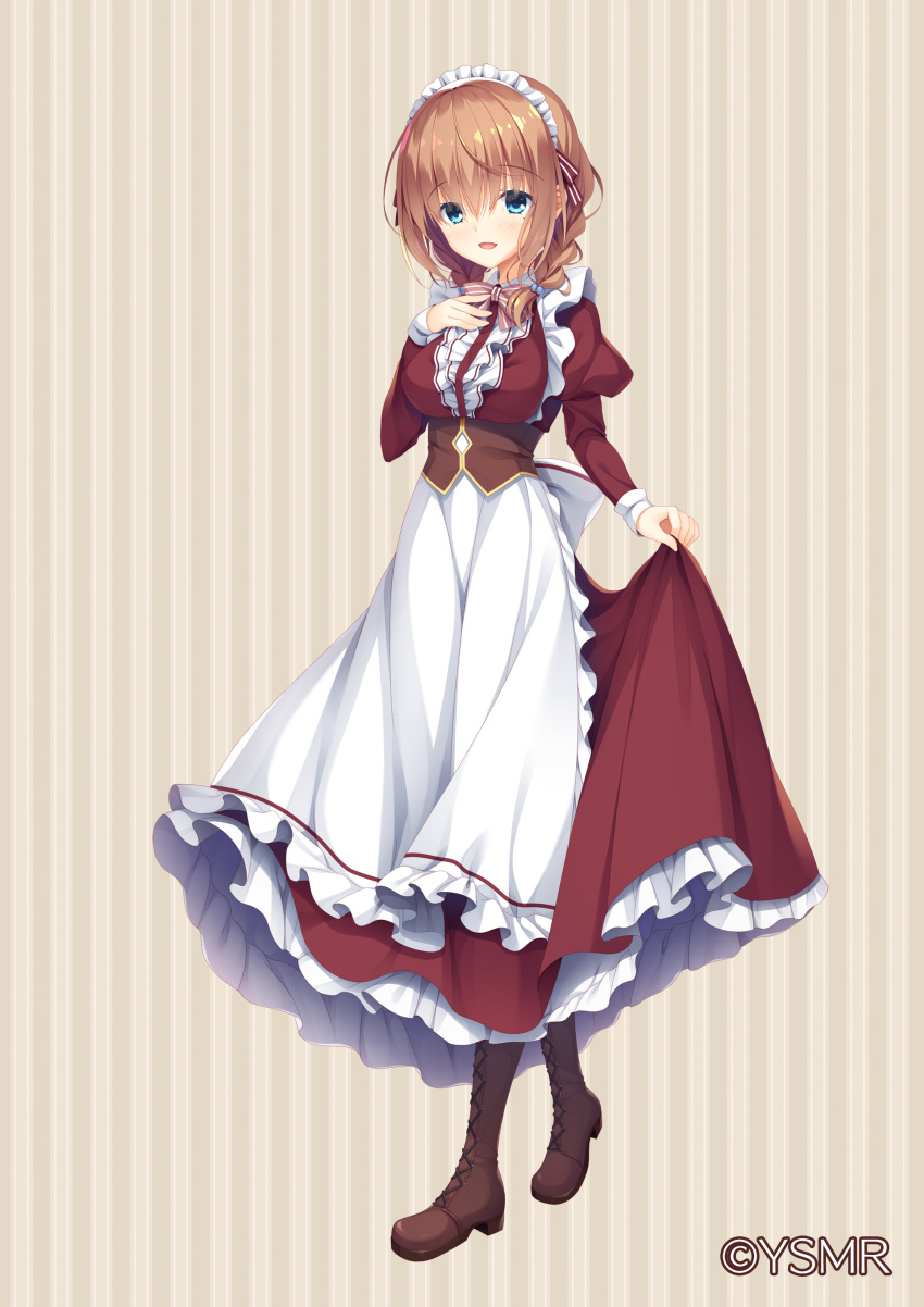 hazumi_rio maid skirt_lift tagme ysmr