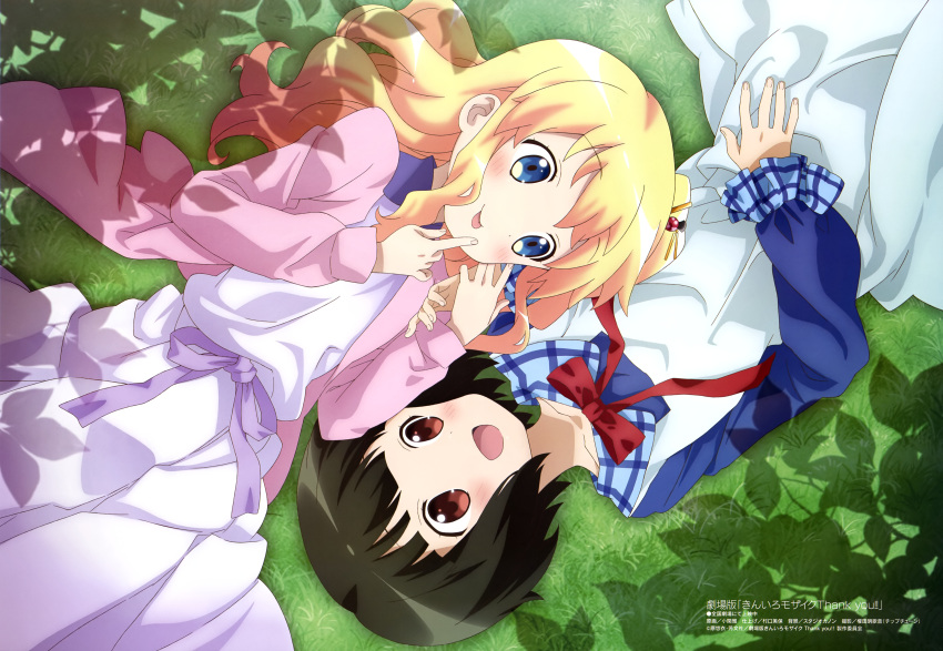 alice_cartelet dress kin'iro_mosaic oomiya_shinobu ozeki_miyabi yuri