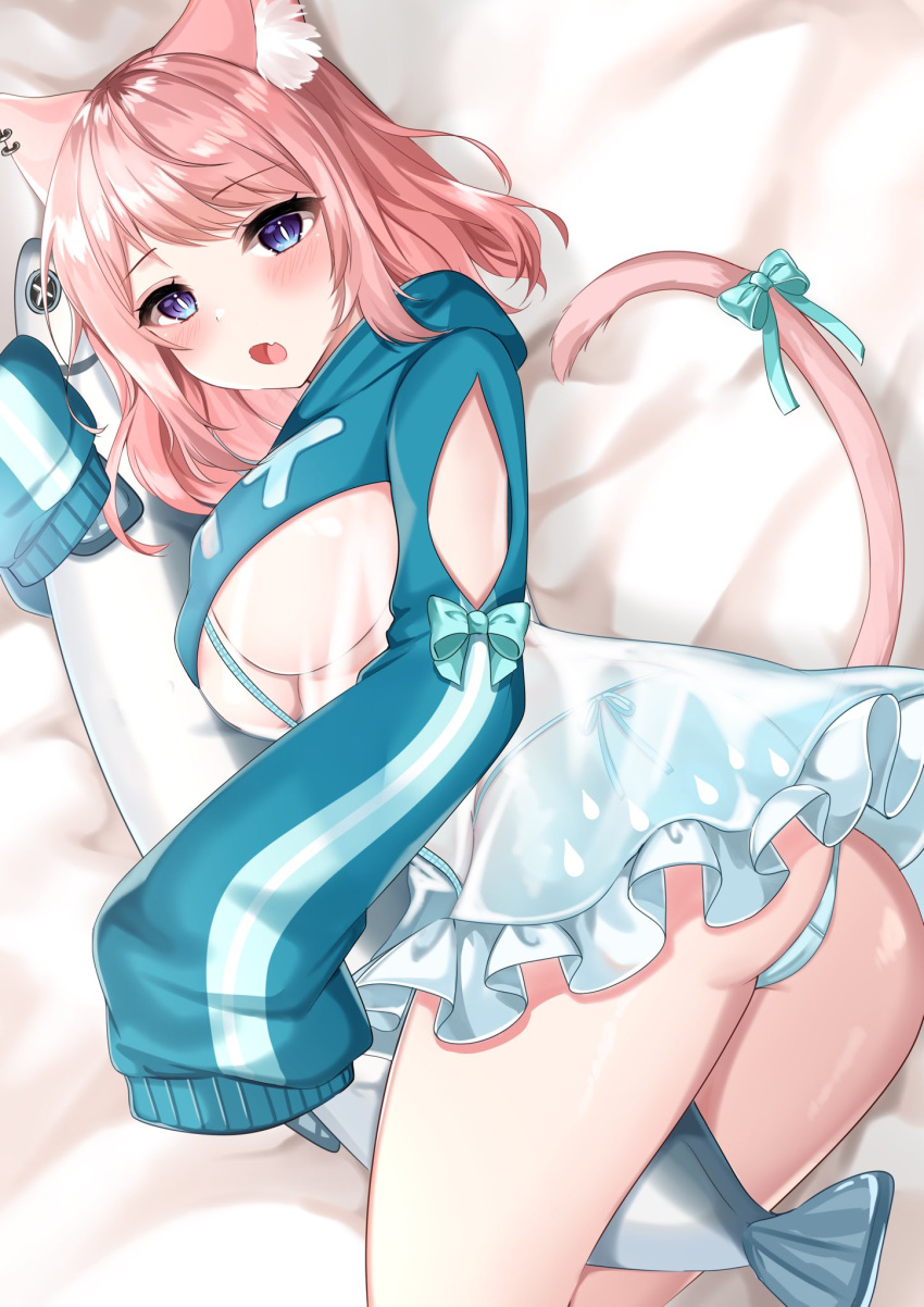 animal_ears nekomimi pantsu tagme tail