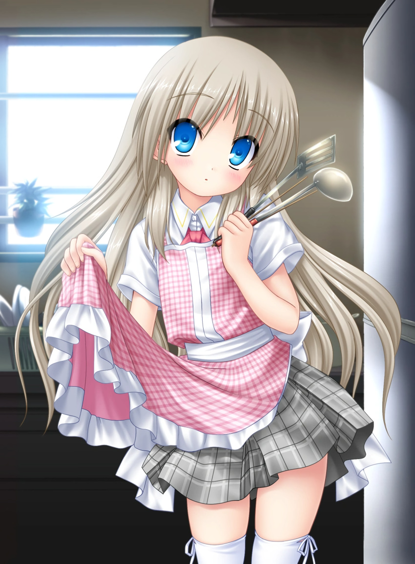 key kud_wafter little_busters! na-ga noumi_kudryavka seifuku thighhighs