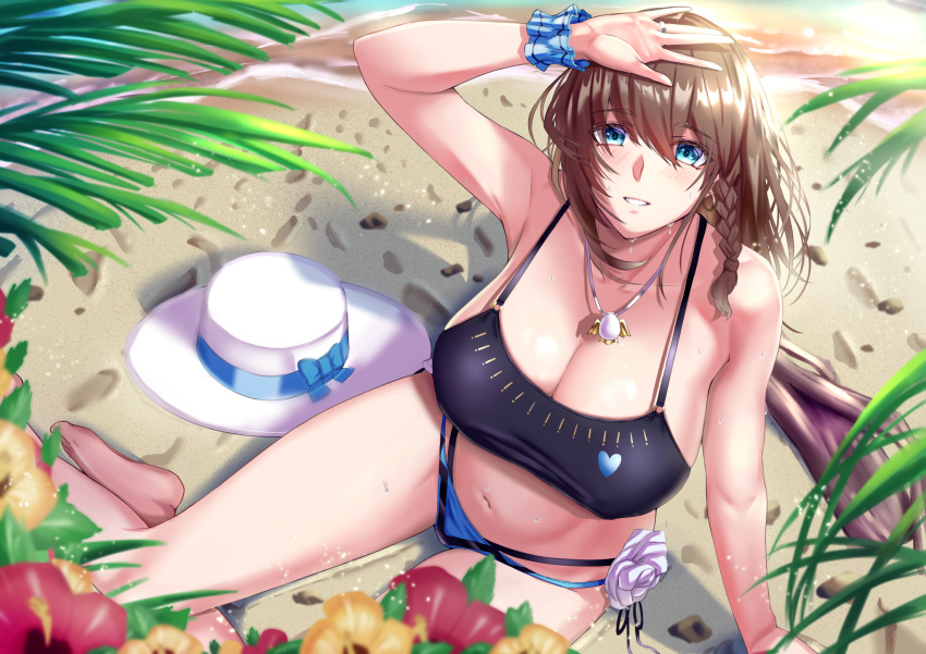 bikini charlotte_corday_(fate/grand_order) fate/grand_order fate_(series) swimsuit