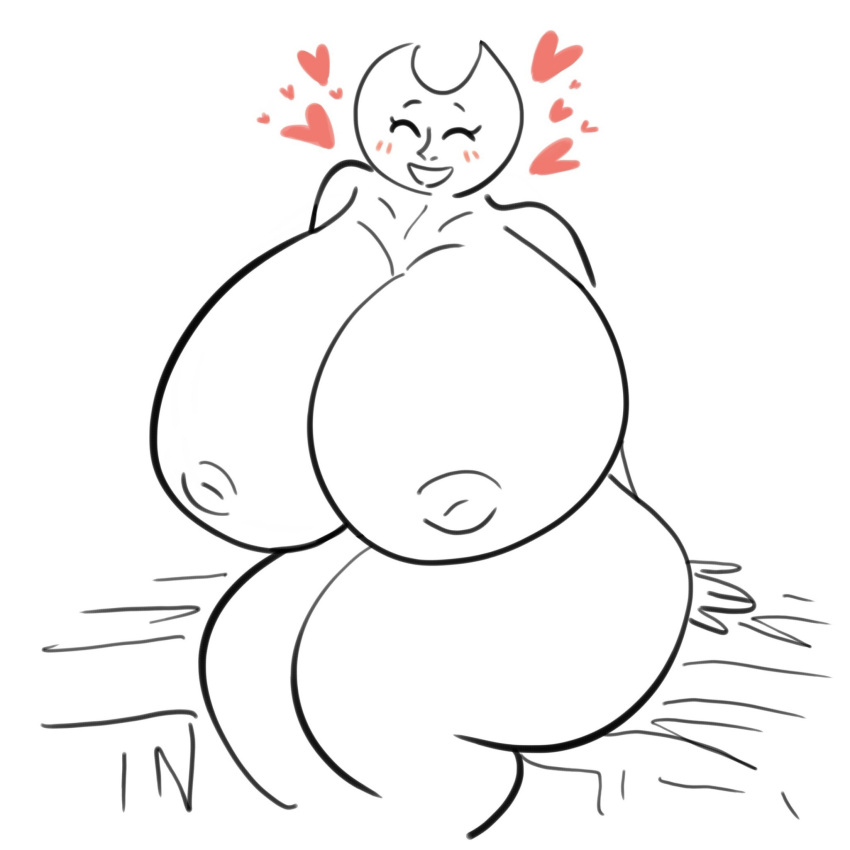&lt;3 1:1 anthro areola bed big_breasts blush breasts checkyourwhatsapp decres_(hylics) female furniture happy hi_res huge_breasts humanoid hylics hyper hyper_breasts imminent_sex mature_female nipples overweight puffy_nipples sitting smile smiling_at_viewer thick_thighs wayne_(hylics) wayne_(species)