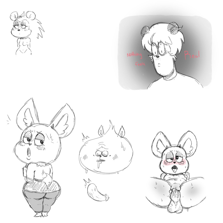 1:1 aggressive_retsuko animal_crossing anthro barrypark11 blush bodily_fluids cervid drooling english_text eulipotyphlan female haida half-closed_eyes hedgehog hi_res hyaenid male male/female mammal narrowed_eyes nintendo penetration sable_able saliva sanrio sketch_page sweat text tongue tongue_out tsunoda vaginal vaginal_penetration video_games