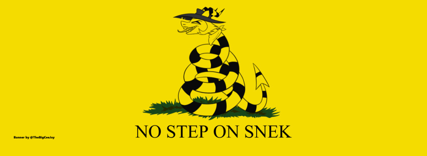 ceejayponi_(artist) clothing fangs feral gadsden_flag hat headgear headwear helluva_boss male reptile scalie snake striker_(vivzmind)