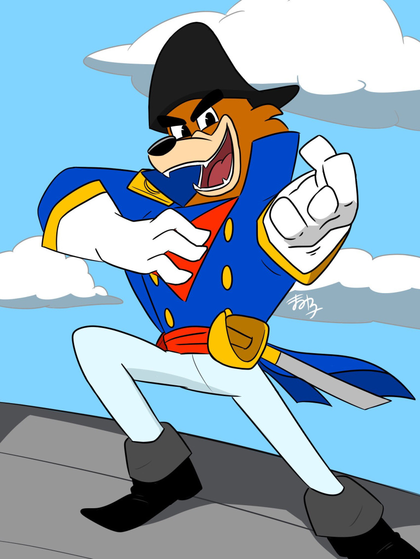 3:4 canid canine canis disney don_karnage ducktales ducktales_(2017) hi_res male mammal mmmt3c_d red_wolf solo talespin wolf