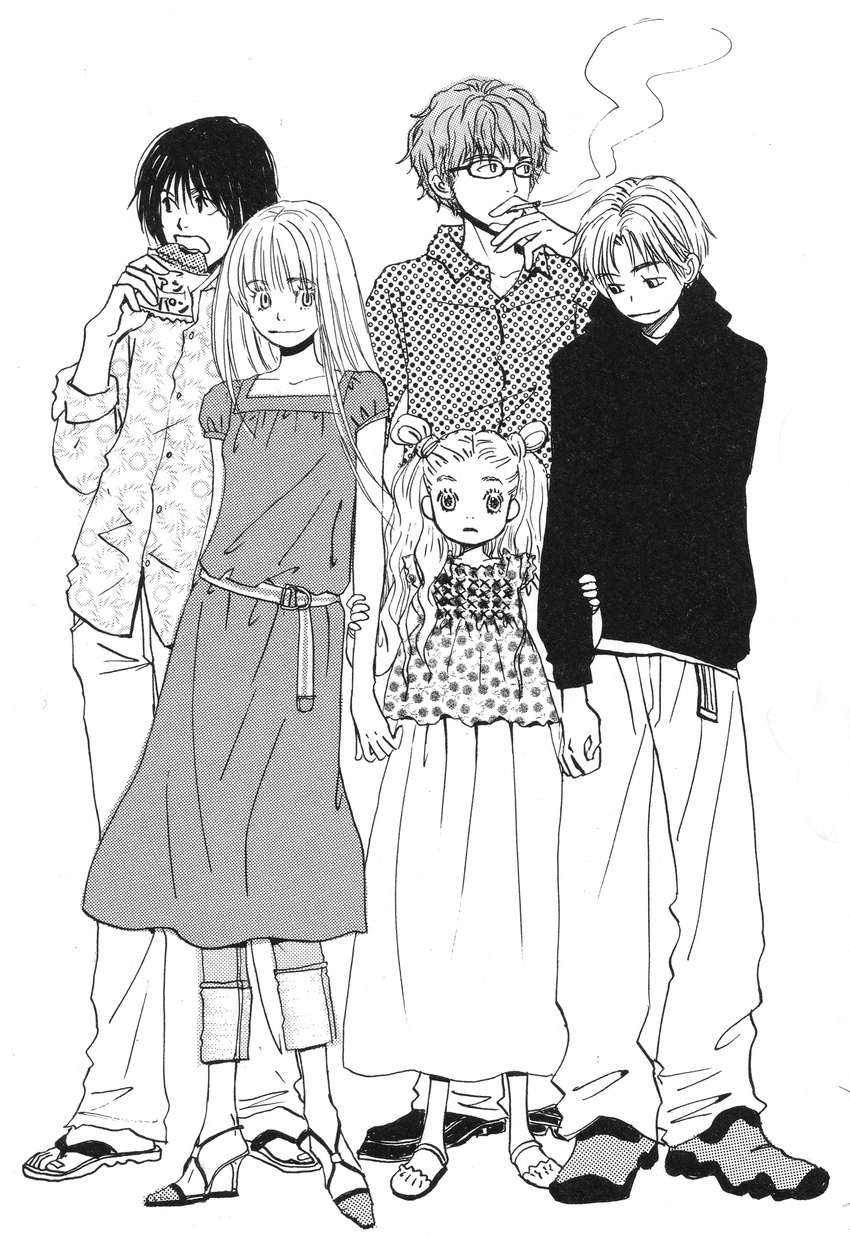 hanamoto_hagumi honey_and_clover mayama_takumi monochrome morita_shinobu takemoto_yuuta umino_chica yamada_ayumi