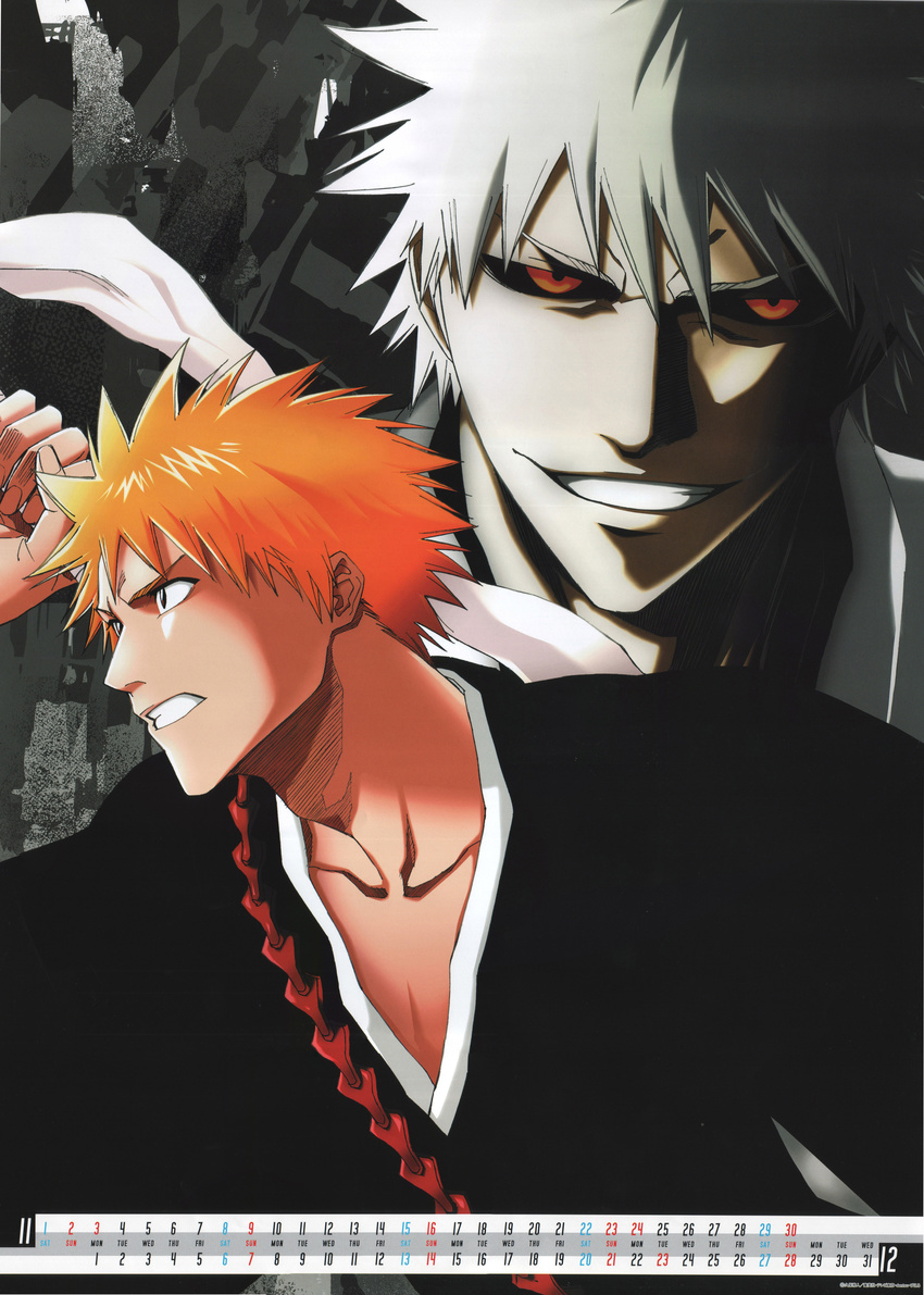 bleach calendar kurosaki_ichigo male tagme