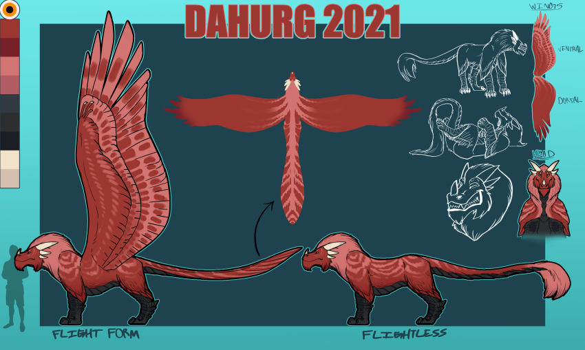 absurd_res arwuld claws comparing dahurgthedragon dragon english_text facial_horn fan_tail feathered_dragon feathered_wings feathers feral forearms front_view hi_res horn lying male mane maned_dragon model_sheet multiple_forms multiple_poses neutral_expression nose_horn on_back palette pink_body pink_feathers pink_wings pose profile_view red_body red_feathers red_wings reference_image scaled_dragon scaled_forearms scaled_legs scaled_underbelly scales scalie side_view simple_background smile solo spread_wings standing striped_body striped_feathers striped_tail stripes tail_tuft text three-quarter_view tuft wing_claws wing_pattern wings