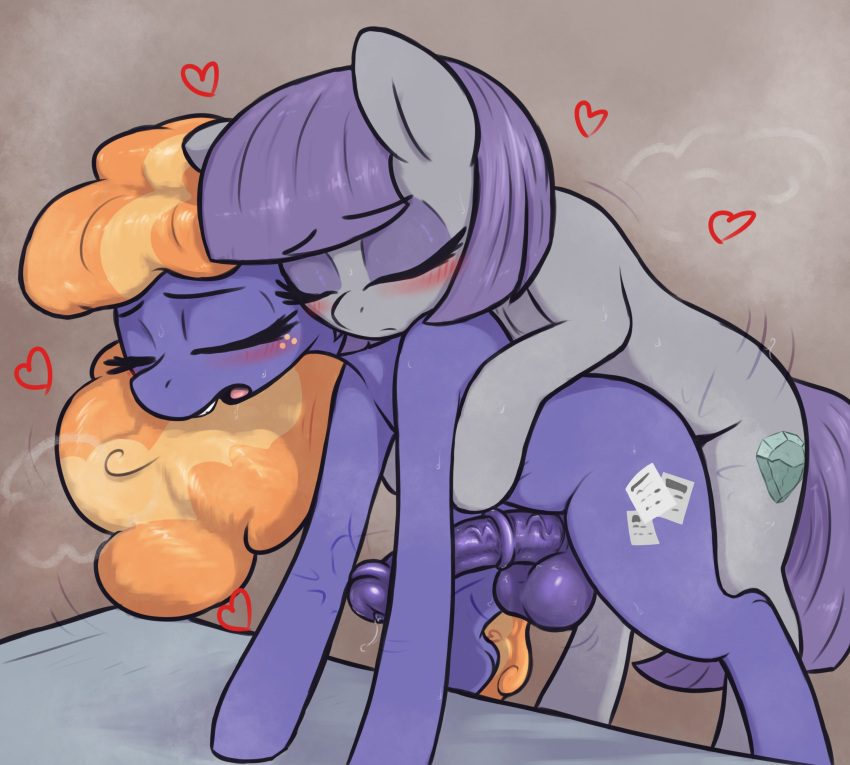 &lt;3 absurd_res anal anal_penetration animal_genitalia animal_penis balls blush duo equid equine equine_penis eyes_closed feral feral_on_feral feral_penetrated feral_penetrating feral_penetrating_feral frazzle_rock_(mlp) friendship_is_magic from_behind_position genitals gynomorph gynomorph/gynomorph gynomorph_penetrated gynomorph_penetrating gynomorph_penetrating_gynomorph hasbro hi_res horse intersex intersex/intersex intersex_penetrated intersex_penetrating intersex_penetrating_intersex mammal maud_pie_(mlp) my_little_pony nude penetration penile penile_penetration penis penis_in_ass pony sex t72b
