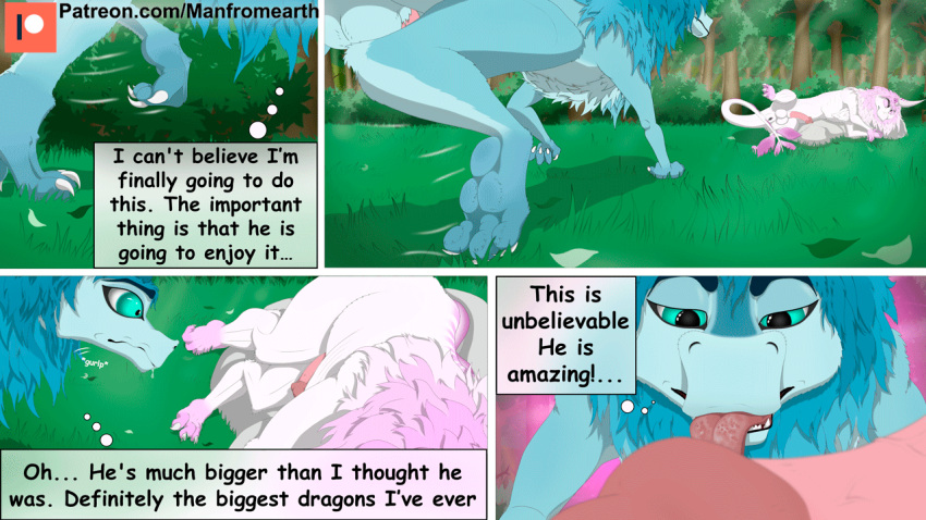 16:9 2021 4_fingers animated animated_comic aquatic_dragon asian_mythology belly black_eyebrows black_lips blue_body blue_face blue_hair blue_legs blue_skin bulge butt chest_tuft claws colored comic curved_horn curved_tail disney dragon duo east_asian_mythology eastern_dragon eyebrows fan_character feet feral finger_claws fingers forest forest_background fur fur_tuft furred_dragon garbendatu genitals hair horn lips long_body long_hair looking_at_another looking_at_genitalia looking_at_partner looking_at_penis male male/male mammal mane manfromearth marine multicolored_body multicolored_fur multicolored_hair multicolored_mane mythology nature nature_background nude paws penis pink_body pink_face pink_legs pink_skin plant quadruped raised_tail raya_and_the_last_dragon seductive shiftandatu short_playtime side_view sleeping smooth_horn spread_legs spreading throbbing throbbing_penis toe_claws toes tree tuft two_tone_body two_tone_fur two_tone_hair two_tone_mane white_claws widescreen wingless_dragon