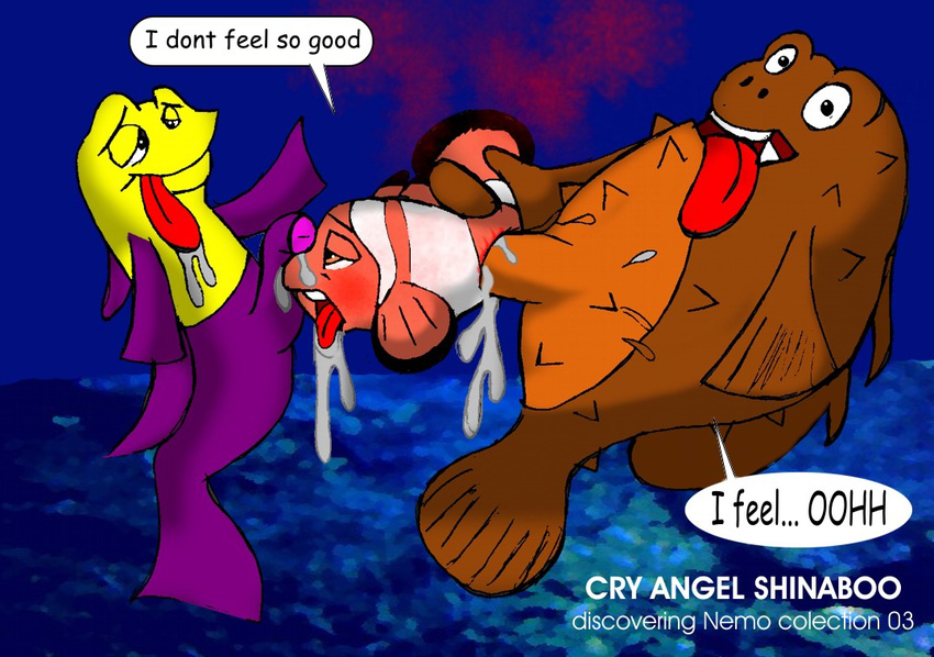 bloat cry_angel_shinaboo disney finding_nemo gurgle nemo pixar