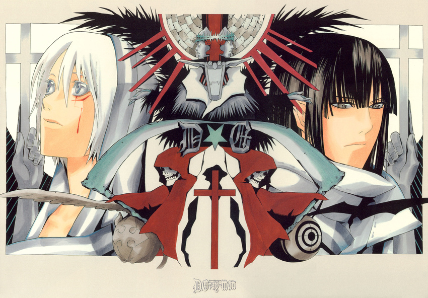 allen_walker d.gray-man hoshino_katsura kanda_yu male millenium_earl