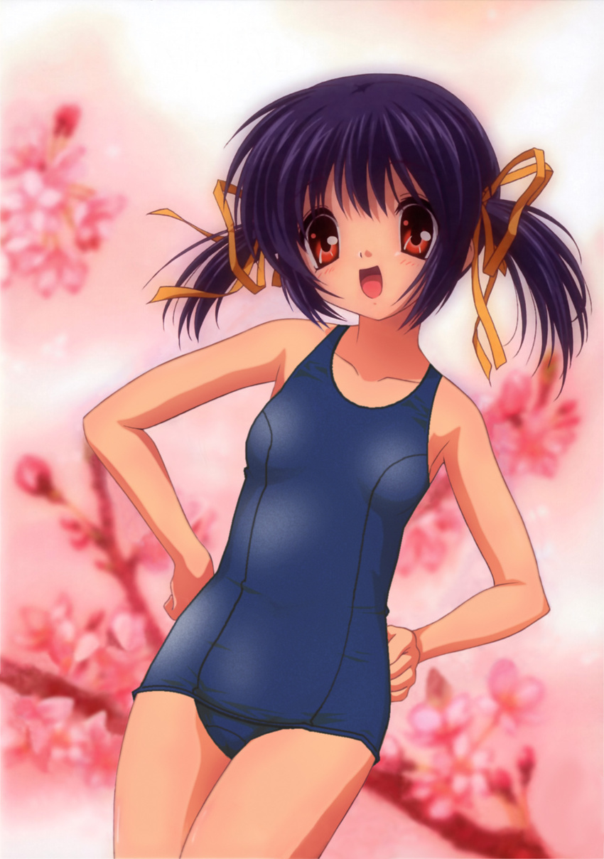 clannad girl photoshop school_swimsuit sunohara_mei swimsuits