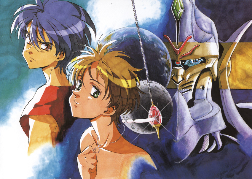 escaflowne kanzaki_hitomi mecha tagme van_fanel