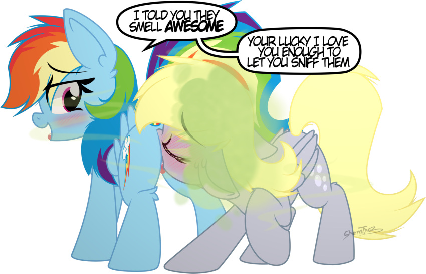 2024 alpha_channel ass_up black_eyebrows black_eyelashes black_text blonde_hair blonde_mane blue_body blue_ears blue_feathers blue_fur blue_wings blush blush_lines butt butt_in_face butt_sniffing cunnilingus cutie_mark derpy_hooves_(mlp) dialogue duo ears_back ears_up english_text equid equine eye_through_hair eyebrow_through_hair eyebrows eyelashes eyes_closed fart fart_cloud fart_fetish fart_sniffing feathered_wings feathers female female/female feral feral_on_feral friendship_is_magic fur green_fart_cloud grey_body grey_ears grey_feathers grey_fur grey_wings hair hasbro head_turned hi_res horse intraspecies linked_speech_bubble looking_at_another looking_back looking_back_at_another looking_back_at_partner mammal mane multicolored_hair multicolored_mane multicolored_tail my_little_pony oral pegasus pink_eyes pink_tongue pivoted_ears pony quadruped rainbow_dash_(mlp) rainbow_hair rainbow_mane rainbow_tail raised_leg sex sherathoz signature simple_background sniffing snout speech_bubble standing stink_lines tail talking_to_another talking_to_partner text tongue tongue_out translucent translucent_hair transparent_background unguligrade vaginal wings yellow_tail