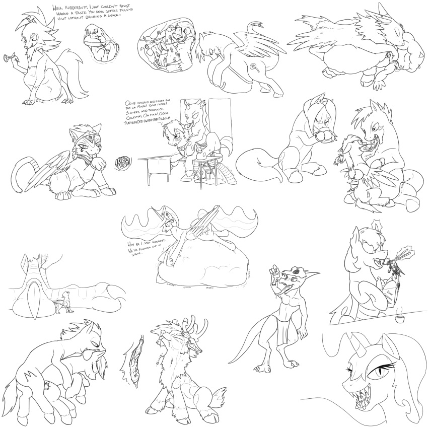 1:1 abdominal_bulge absurd_res anal anal_penetration arthropod avali avian beverage blush bryce_daeless buizel burping changeling cuddling der dervali doesnotexist drinking earth_pony eeveelution eissen english_text equid equine felid feral feral_pred feral_prey friendship_is_magic gryphon hasbro hi_res horse imminent_vore internal jolteon kobold larger_pred lief_woodcock lycanroc male male/male male_pred male_prey mammal mareep micro monochrome multiple_prey my_little_pony mythological_avian mythological_sphinx mythology nightmare_moon_(mlp) nintendo oral_vore organs penetration pok&eacute;mon pok&eacute;mon_(species) pony princess_celestia_(mlp) ruzzy same_size_vore seaward_skies southern_belle stomach tatzlpony tea text tongue tongue_out video_games vore xodious zuthal