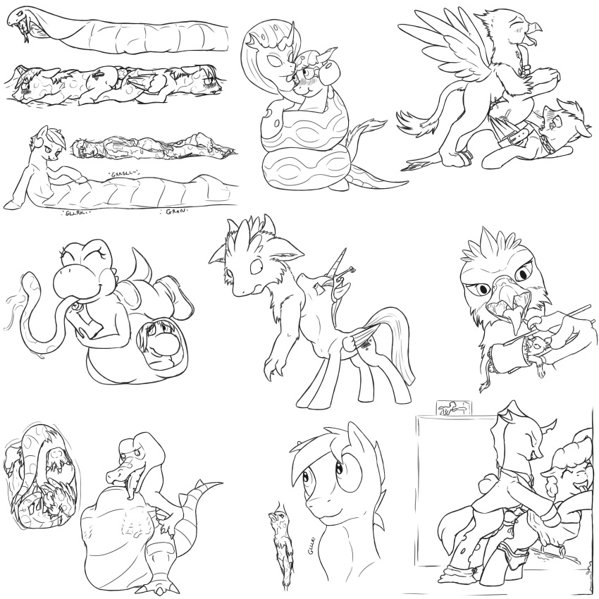 1:1 abdominal_bulge absurd_res alastor_serperior alternate_species anal anal_penetration anus apode arbok archeops argyle arthropod autofellatio avian balls blush changeling coiling der dildo doesnotexist double_dildo draconcopode earth_pony equid equine floofy_(character) food fossil_pok&eacute;mon friendship_is_magic genitals gryphon gyro_tech gyrurr hammerspace hammerspace_belly hasbro hi_res horn horse human imminent_vore internal krookodile lamia legless male male/male mammal mario_bros masturbation micro monochrome my_little_pony mythological_avian mythology neck_bulge nintendo nonine oral oral_masturbation oral_vore organs pegasus penetration penile penile_masturbation pok&eacute;mon pok&eacute;mon_(species) pony reptile scalie seaward_skies serilde serpentine sex_toy smaller_pred snake southern_belle split_form stomach sushi tatzlpony tongue tongue_out unicorn video_games vore wings yoshi zuthal