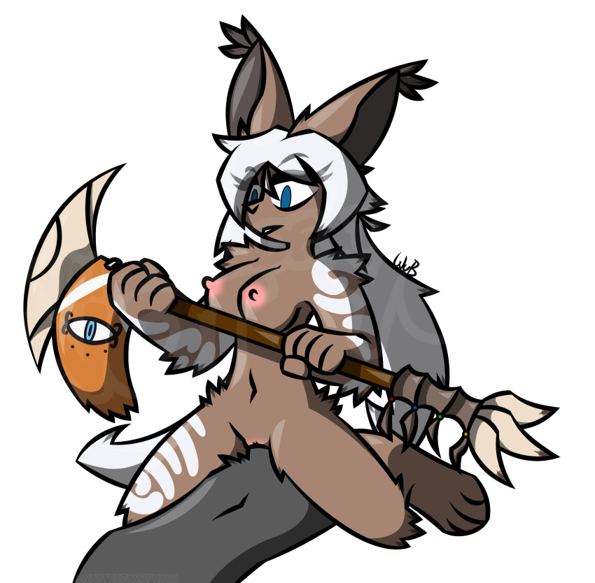 absurd_res alpha_channel animal_humanoid anthro blue_eyes breasts cowgirl_position duo female final_fantasy from_front_position fur genitals grey_body grey_fur hair hi_res holding_object holding_weapon humanoid lagomorph lagomorph_humanoid long_hair male male/female mammal mammal_humanoid markings nipples nude on_bottom on_top penetration pussy sex signature simple_background square_enix tan_body tan_fur transparent_background vaginal vaginal_penetration video_games viera watermark weapon white_hair wub_(artist)