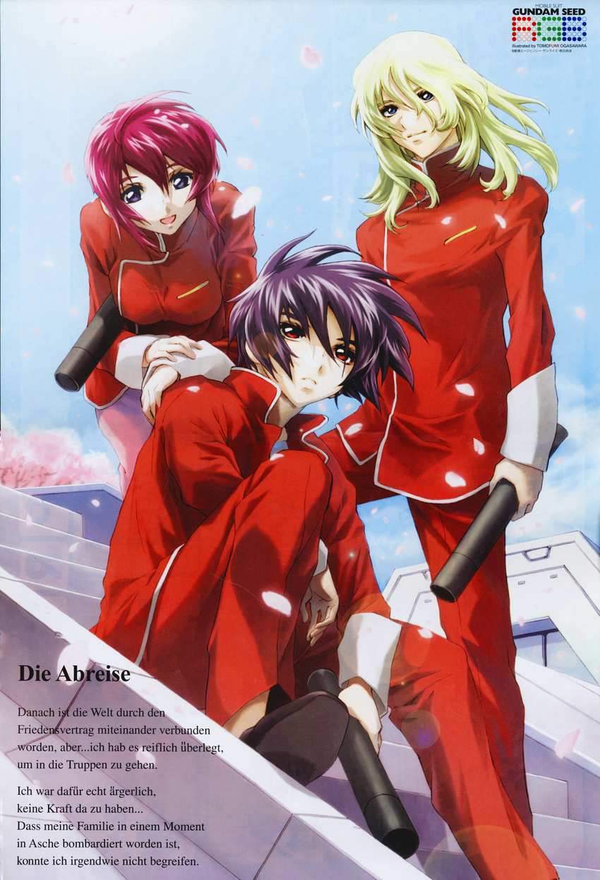 gundam gundam_seed gundam_seed_destiny lunamaria_hawke ogasawara_tomofumi shinn_asuka