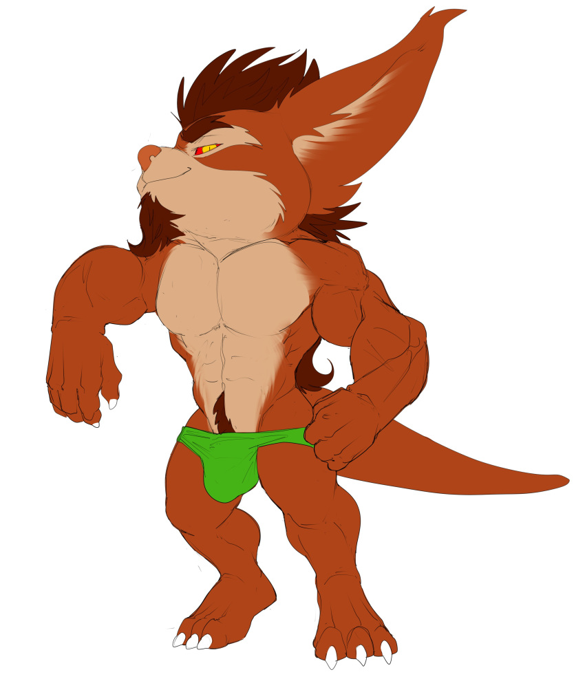 2020 3_toes 4_fingers absurd_res anthro barefoot belly belly_tuft big_biceps big_calves big_ears big_muscles big_tail bitter_(bristol) bristol brown_beard brown_body brown_eyebrows brown_face brown_fur brown_pubes bulge chin_tuft chua claws clothed clothed_anthro clothed_male clothing colored digital_drawing_(artwork) digital_media_(artwork) ear_tuft eyebrows facial_hair facial_markings facial_tuft fan_character feet fingers flat_colors front_view full-length_portrait fur goatee green_speedo half-closed_eyes head_markings head_tuft hi_res huge_pecs humanoid_hands long_mane long_pseudo_hair looking_down_at_viewer male male_anthro mammal mane manly markings mask_(marking) mohawk monotone_beard monotone_chest monotone_claws monotone_ears monotone_eyebrows monotone_feet monotone_legs monotone_mane monotone_nose monotone_pseudo_hair monotone_tail monotone_toes multicolored_belly multicolored_body multicolored_face multicolored_fur muscular muscular_anthro muscular_male narrowed_eyes navel obliques orange_ears orange_face orange_feet orange_inner_ear orange_legs orange_mane orange_neck orange_pseudo_hair orange_tail orange_toes pink_nose plantigrade portrait pseudo_hair quads red_sclera serratus short_anthro short_male simple_background skimpy smile smiling_at_viewer solo speedo_only standing tan_belly tan_body tan_chest tan_face tan_fur tan_inner_ear tan_markings tan_neck thick_eyebrows thick_neck tight_clothing toes topless topless_anthro topless_male triceps tuft two_tone_belly two_tone_inner_ear two_tone_neck undressing white_background white_claws wildstar yellow_eyes