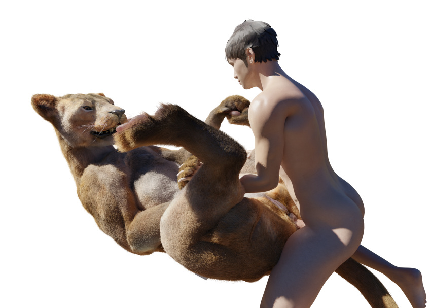 3d_(artwork) absurd_res alpha_channel anal anal_penetration bestiality digital_media_(artwork) duo felid female female_penetrated feral fur genitals hair hand_holding hi_res human human_on_feral interspecies lion male male/female male_on_feral male_penetrating male_penetrating_female male_penetrating_feral mammal pantherine penetration penile penile_penetration penis penis_in_ass racf92 rendered simple_background transparent_background