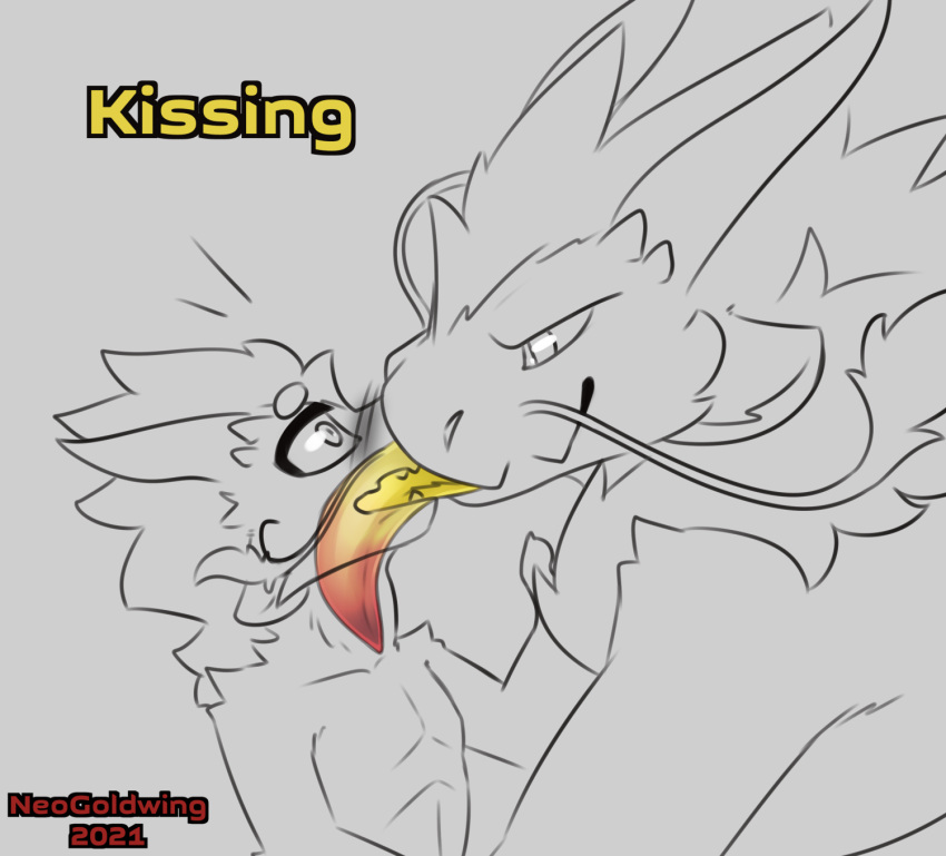 anthro bestiality biped bodily_fluids digital_drawing_(artwork) digital_media_(artwork) digitigrade dragon duo extreme_french_kiss feral french_kissing fur hair hi_res horn hybrid kissing long_tongue male male/male male_penetrated male_penetrating male_penetrating_male neo_goldwing_(artist) neogoldwing nude open_mouth oral oral_penetration penetration restricted_palette saliva scalie selfcest sex simple_background size_difference smile square_crossover tongue tongue_in_mouth tongue_in_throat tongue_out tongue_penetration whiskers