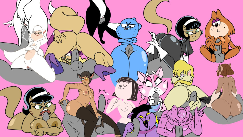 16:9 2021 a_kitty_bobo_show abdominal_bulge ankha_zone anthro bodily_fluids bojack_horseman brain_(top_cat) breasts butt callie_briggs captain_amelia cartoon_network catra cats_don't_dance catty_(undertale) cleo_catillac crossover disney domestic_cat felid feline felis female genital_fluids genitals group handjob hanna-barbera heathcliff_and_the_catillac_cats hi_res hot_dogging jellystone_(hbo_max) jones_boi kitty_katswell licking looney_tunes maggie_(kitty_bobo) male male/female mammal masters_of_the_universe mattel mrs._katswell multiple_images netflix nickelodeon nicole_watterson nipples oral penelope_pussycat penetration penile penile_penetration penis penis_in_pussy penis_lick pink_background princess_carolyn pussy_juice pussyjob sawyer_(cats_don't_dance) sex she-ra_and_the_princesses_of_power shima_luan simple_background super_planet_dolan swat_kats t.u.f.f._puppy tail_fetish tail_play tail_sex tailjob the_amazing_world_of_gumball thigh_sex tongue tongue_out top_cat_(series) treasure_planet undertale undertale_(series) vaginal vaginal_penetration video_games warner_brothers widescreen
