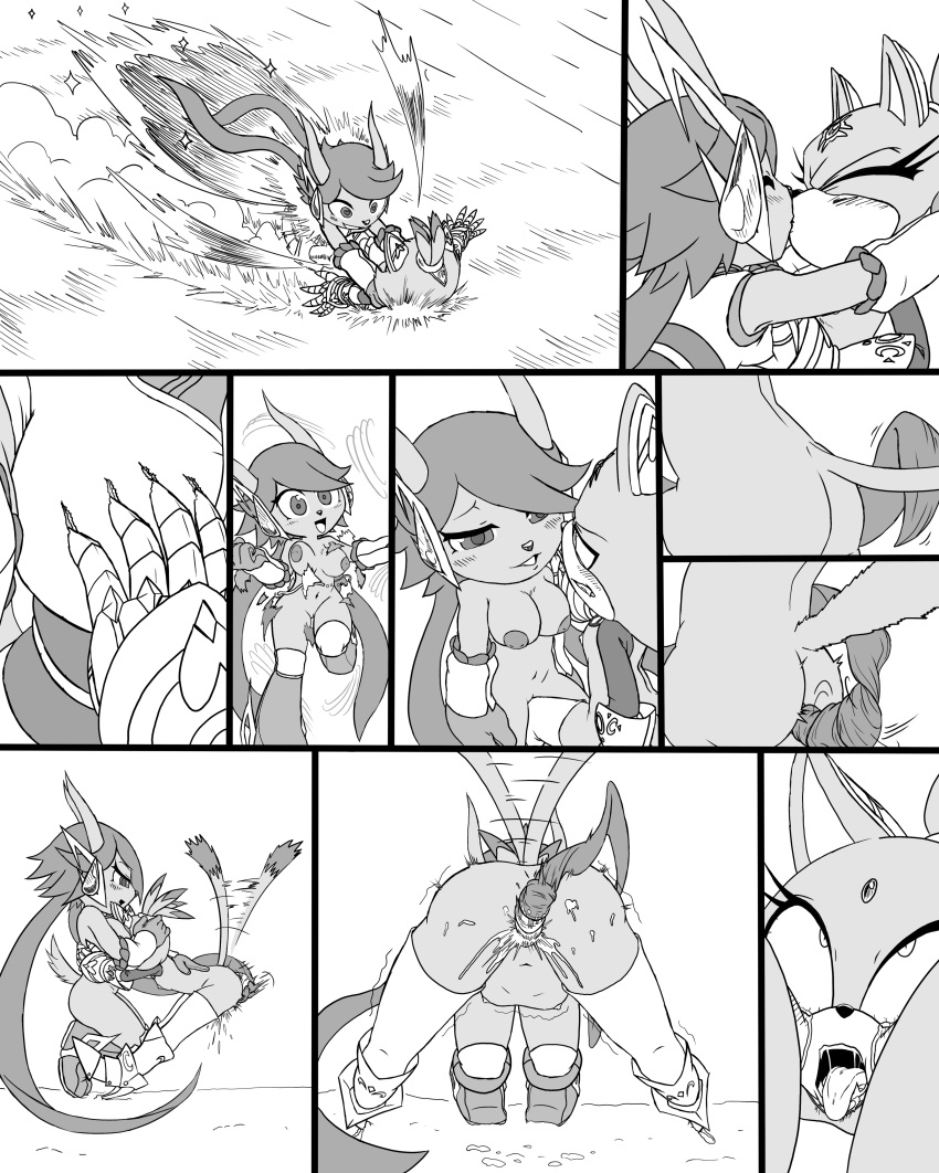 &lt;3 &lt;3_eyes absurd_res ahegao anthro armor blaze_the_cat blush breasts clothes_rip clothing comic domestic_cat dragged dragon duo eyes_closed felid feline felis female female/female forced forced_kiss forehead_gem freedom_planet gauntlets gloves handwear hb_lint hi_res kissing kneeing looking_pleasured mammal monochrome mostly_nude navel nipples penetration pseudo_hair sash_lilac scut_tail sega short_tail sir_percival_(sonic_and_the_black_knight) small_breasts sonic_and_the_black_knight sonic_storybook_series sonic_the_hedgehog_(series) tail_motion tailwag tentacle_hair tentacles vaginal vaginal_penetration video_games wardrobe_malfunction