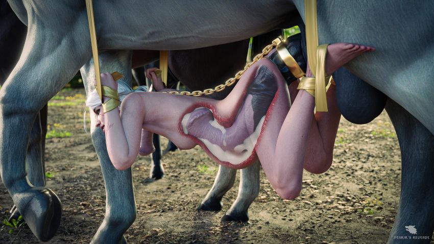 16:9 3d_(artwork) 4k abdominal_bulge absurd_res anal animal_genitalia animal_penis belly_riding bestiality big_penis blender_(software) bodily_fluids bound breasts ciri cum cum_in_ass cum_inflation cum_inside digital_media_(artwork) equid equine equine_penis erection female female_on_feral female_penetrated fenrir's_revenge feral feral_penetrating feral_penetrating_human fuck_harness genital_fluids genitals hi_res horse huge_penis human human_on_feral human_penetrated inflation internal interspecies larger_male male male_penetrating mammal nipples nude penetration penis restrained sex size_difference smaller_female the_witcher widescreen