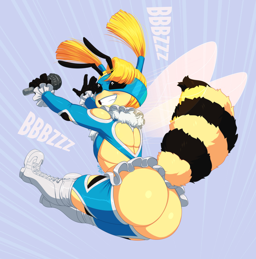 anthro arthropod bee bianca_(lui-ra) cosplay female hi_res hymenopteran insect lui-ra solo