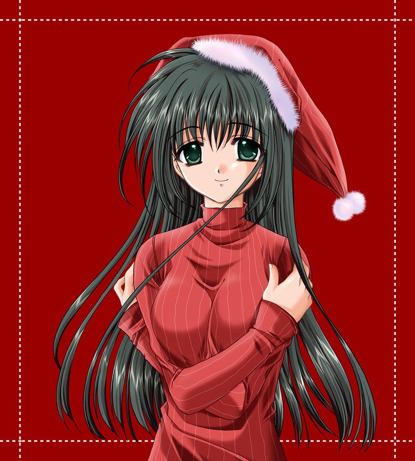 breast_hold christmas nishimata_aoi tagme