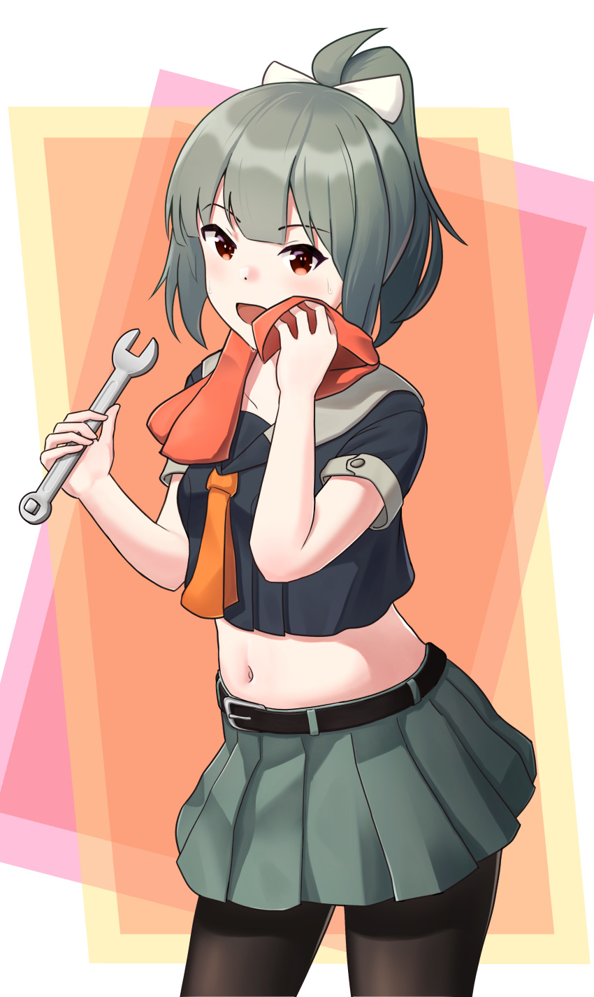 absurdres highres kantai_collection kumaguang pantyhose yuubari_(kancolle)