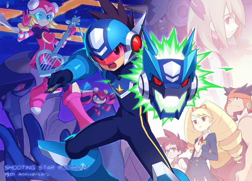 degarashi_(ponkotsu) geo_stelar_(mega_man) luna_platz_(mega_man) mega_man_(series) mega_man_star_force omega-xis_(mega_man) sonia_strumm_(mega_man)