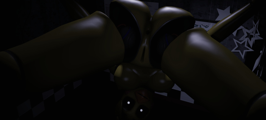 2021 3d_(artwork) absurd_res animatronic anthro anus avian beak bird breasts butt butt_focus camera_view chicken detailed_background digital_media_(artwork) female five_nights_at_freddy's five_nights_at_freddy's_2 galliform gallus_(genus) genitals glowing glowing_eyes hi_res machine non-mammal_breasts nude phasianid public public_nudity pussy robot scottgames solo source_filmmaker spread_legs spreading thepersonwhoateme toy_chica_(fnaf) video_games widescreen