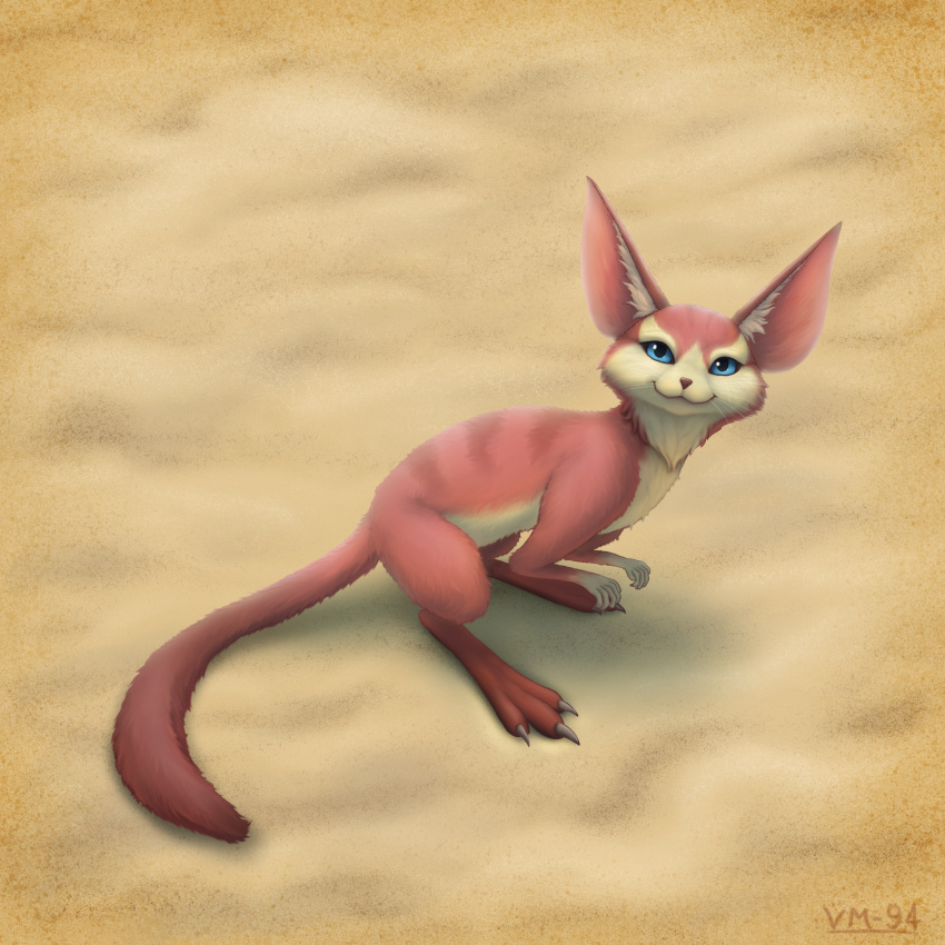 2021 absurd_res ambiguous_gender ark_survival_evolved big_ears cheek_tuft digital_media_(artwork) dipodid facial_tuft feral fur hi_res inner_ear_fluff jerboa mammal rodent sera_(vm94) solo speedpaint tuft video_games vm94