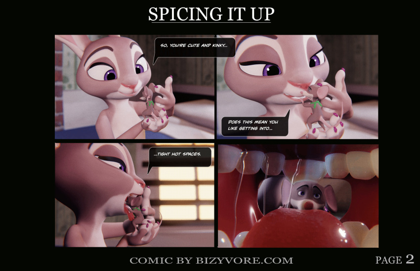 3d_(artwork) 3d_animation animal_genitalia animated anthro balls bdsm bizyvore bondage bound canid canine digital_media_(artwork) disney female fox genitals group hi_res judy_hopps lagomorph leporid licking male male/female mammal micro mouse mouth_shot murid murine nick_wilde no_sound open_mouth rabbit restraints rodent rope rope_bondage short_playtime size_difference tongue tongue_out vore zootopia