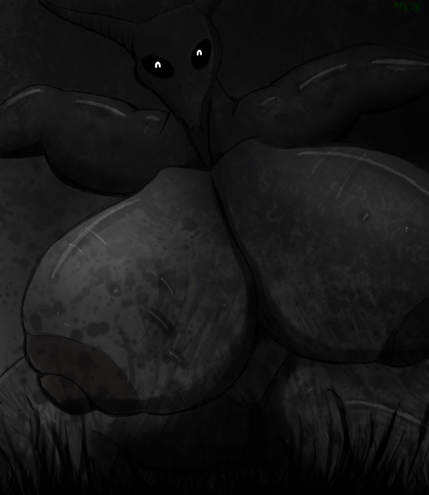 absurd_res anthro areola big_areola big_breasts big_nipples bog bone bovid breasts caprine demon dirty female glowing glowing_eyes goat grass hi_res horn horror_(theme) huge_areola huge_breasts huge_nipples hyper hyper_areola hyper_breasts hyper_nipples m4n mammal monster mud muddy muscular muscular_anthro muscular_female nature nipples plant scary scary_face skull skull_head solo swamp thick_thighs vein veiny_breasts