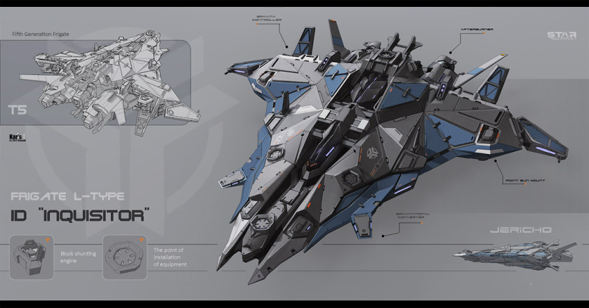 commentary concept_art drone engine english_text frigate interior karanak machinery mechanical military military_vehicle no_humans realistic science_fiction space_craft star_conflict