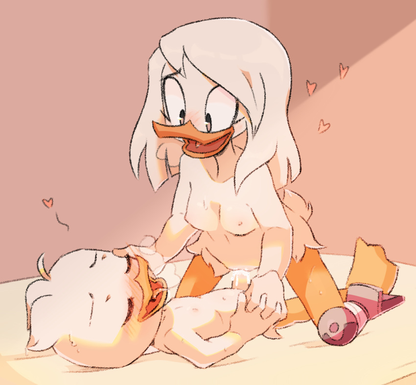 absurd_res anatid anseriform avian bed bedroom bird della_duck dewey_duck disney duck ducktales ducktales_(2017) duo eyes_closed female female_on_top furniture hi_res incest_(lore) male male/female mother mother_and_child mother_and_son on_top parent parent_and_child prosthetic prosthetic_limb romantic son therita3k