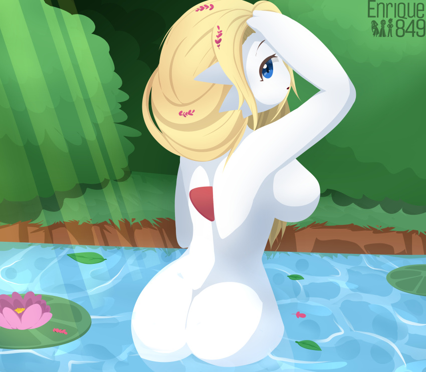 absurd_res anthro enrique849 eve female gardevoir hi_res lewd_(disambiguation) nintendo nude pok&eacute;mon pok&eacute;mon_(species) solo video_games