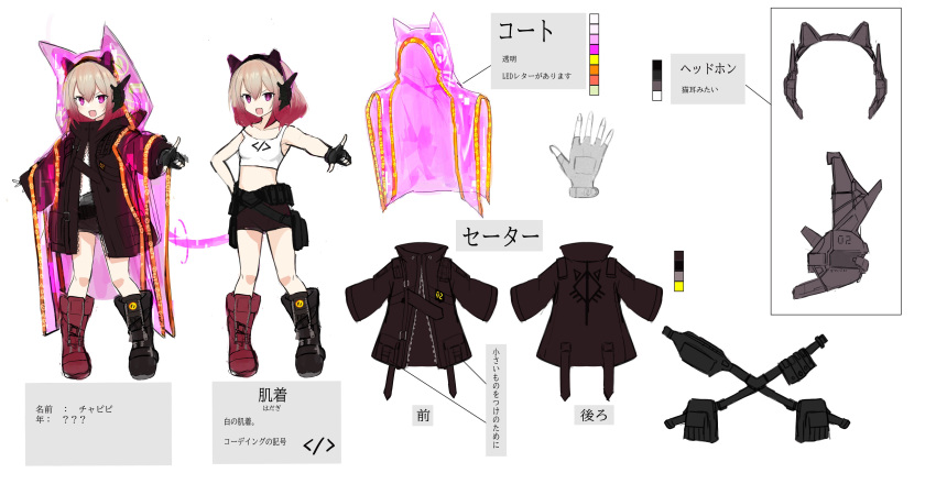 1girl absurdres bandages bangs braid breasts character_sheet concept_art cyberlive dark_green_hair full_body furai_sen geta hair_ornament hair_rings heart heart-shaped_pupils highres japanese_clothes jiangshi kimono kurohana_inori leg_wrap long_hair long_sleeves medium_breasts multiple_views needle obi ofuda one_eye_covered patchwork_skin pink_eyes production_art sandals sash simple_background standing stitched_face stitches symbol-shaped_pupils very_long_hair white_background wide_sleeves yellow_eyes zombie