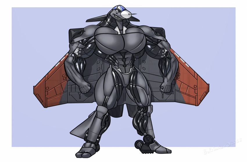 aircraft anthro borisalien living_aircraft living_machine living_vehicle machine male muscular solo vehicle