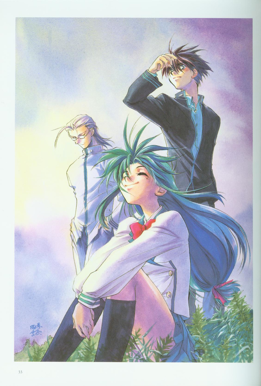 chidori_kaname full_metal_panic sagara_sousuke seifuku shikidouji