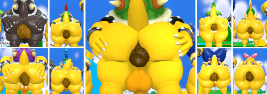 anthro anus backsack balls big_butt bowser bowser_jr. butt butt_focus butt_grab daughter dragon father feces female genitals hand_on_butt iggy_koopa koopa koopaling larry_koopa lemmy_koopa ludwig_von_koopa male mario_bros morton_koopa_jr. nintendo parent penis pooping pooping_on_floor presenting presenting_hindquarters rear_view reptile roy_koopa scalie scat sons spread_anus spreading tecbuttlovefa thick_thighs turtle video_games wendy_o._koopa wide_hips